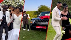 Nairobi Groom Surprises Bride with Land Rover Discovery During Flashy Wedding Attended by Top Celebs