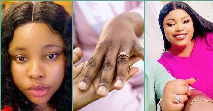 Nigerian lady gets engaged to man she met on Facebook