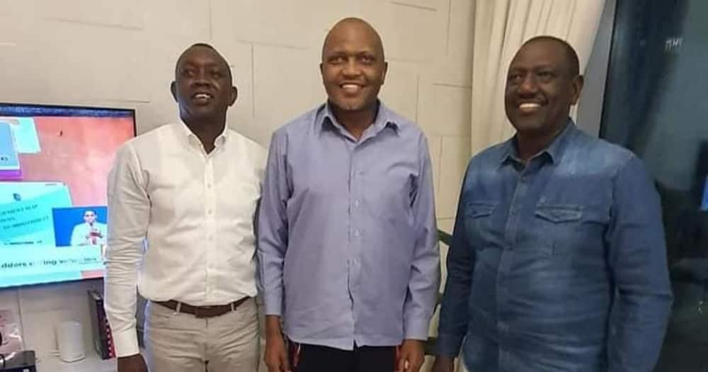 Kapsaret MP Oscar Sudi accompanied DP William Ruto to Dubai.