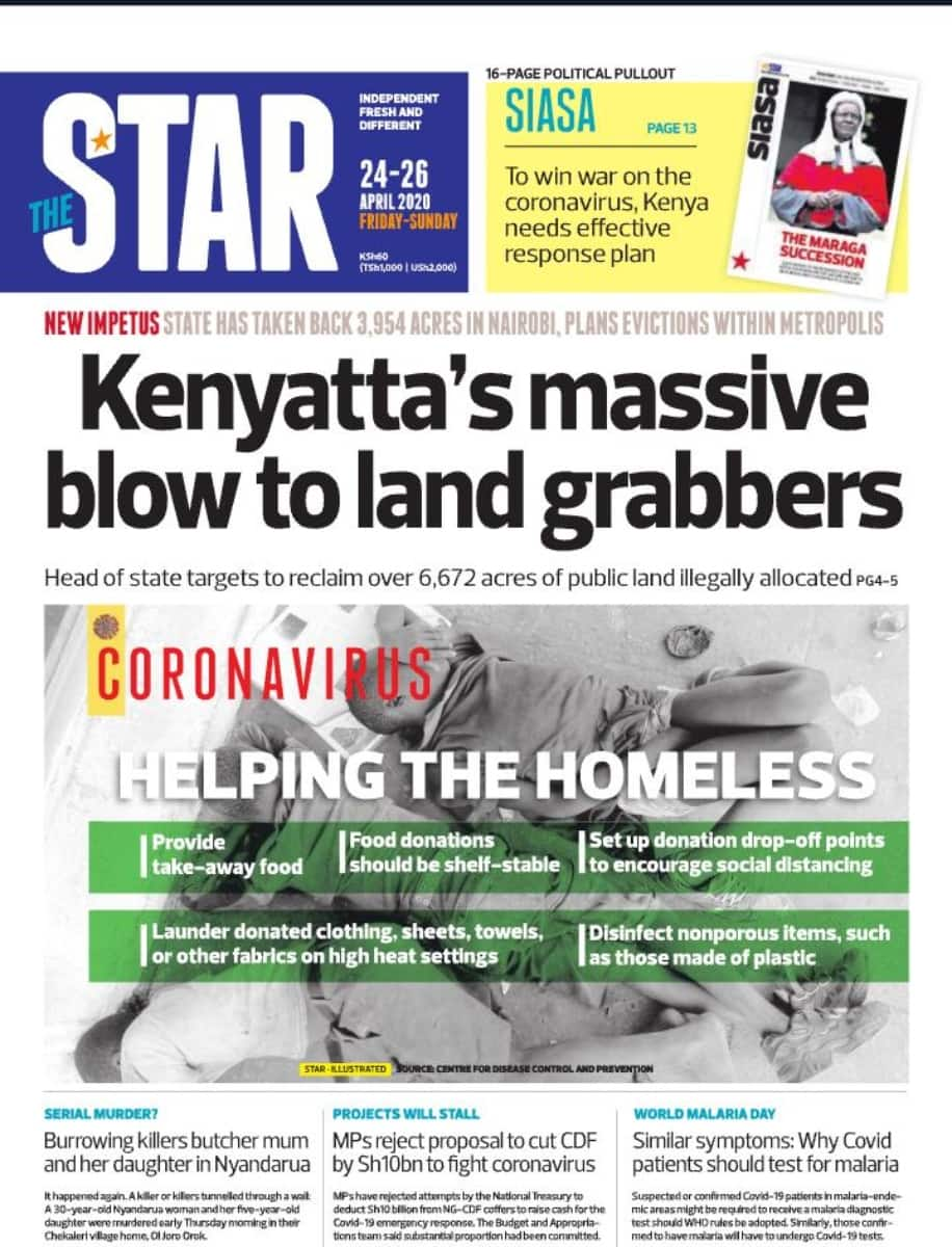 Magazetini Aprili 24: Uhuru kukaza kamba zaidi dhidi ya wanyakuzi wa mashamba