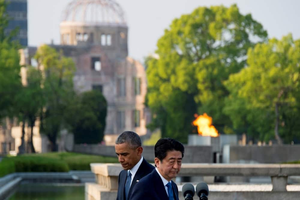 Abe said bringing then-US president Barack Obama to Hiroshima, making him the first sitting US leader to visit, was among his proudest moments