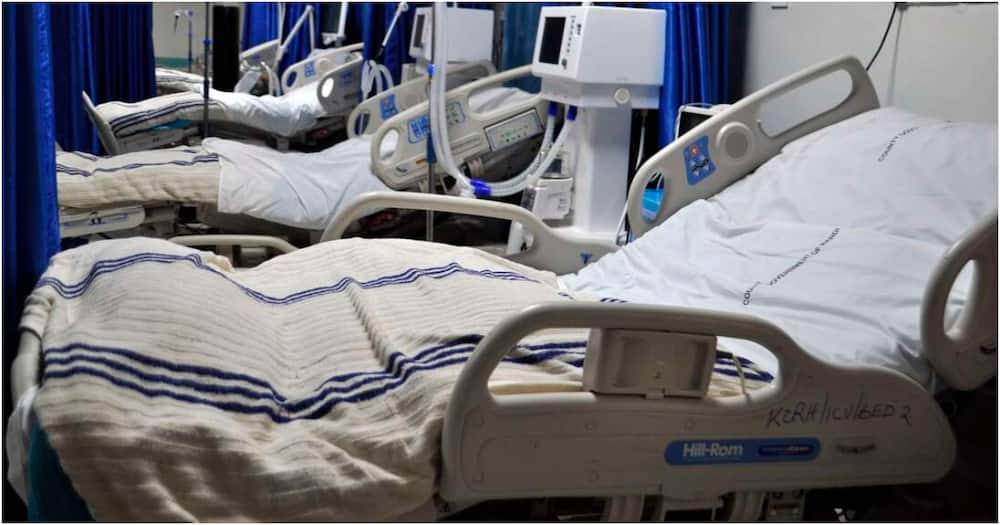 The Nairobi Hospital has 36 ICU beds currently full and charges between KSh 130 000 and KSh 300,000. Photo: KMPDU.