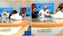 Rashid Abdalla Left Speechless After Kids with Lulu Hassan Surprised Him Live on Air with Birthday Cake