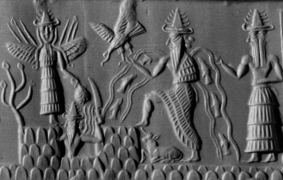 Utu, the Sumerian god of the sun and divine justice