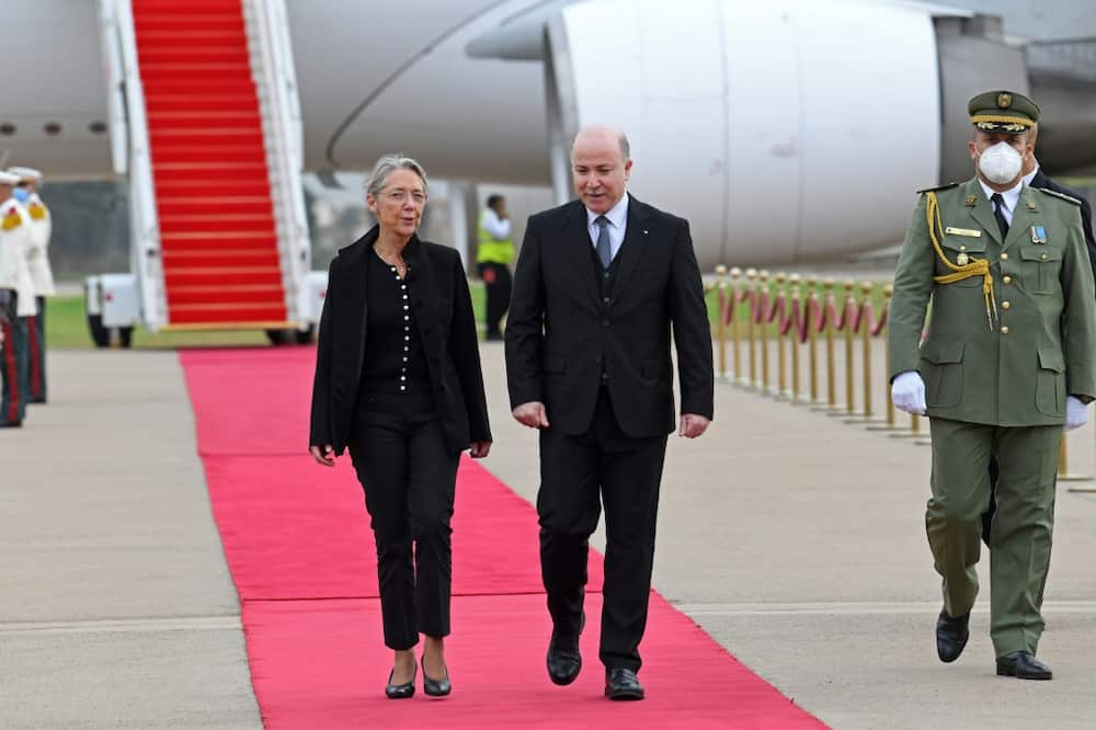 Borne's two-day trip along with 16 ministers -- over a third of her government -- comes just six weeks after President Emmanuel Macron concluded a three-day visit that sought to end months of tensions with Algiers