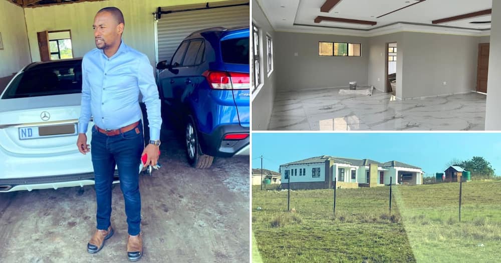 A south African man build a KSh 3.5m house for six months.