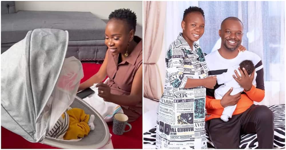 Evelyn Wanjiru, Husband Introduce Newborn Son to Fans After 10 Years of Waiting