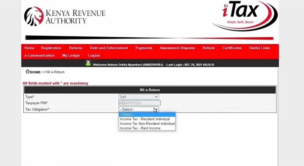 kra portal