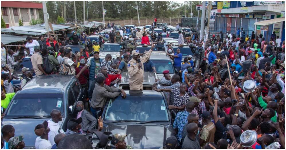 Maandamano: Standoff as Police Block Raila From Leaving Serena Hotel to Join Protests - Tuko.co.ke