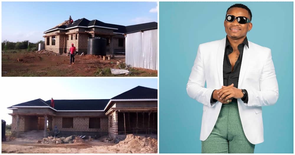 Otile Brown shows off his majestic mansion.