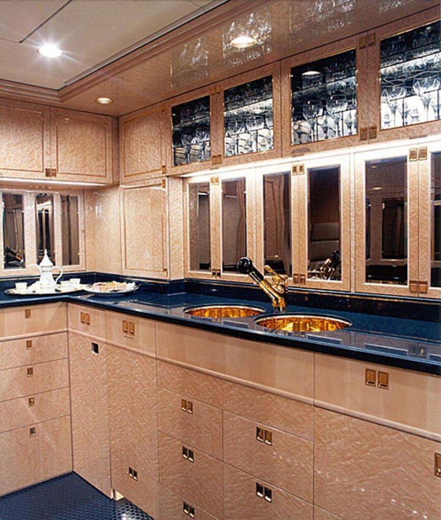 Inside Chelsea owner Roman Abramovich's incredible £240m jet complete with kitchen, office