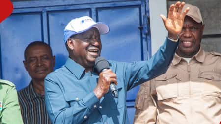 Raila Odinga Slams William Ruto's Cabinet, Terms it Incompetent: "Angalieni Machogu Na Magoha"