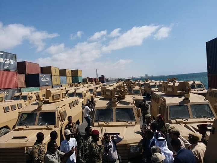 Qatar donates 68 armored vehicles to Somalia as government promises to fight terrorism with Kenya