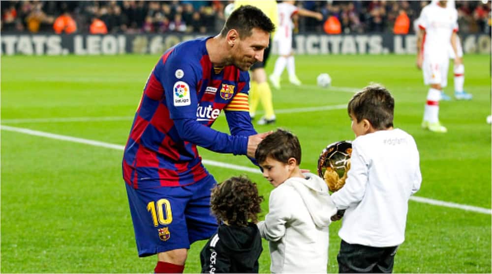 Lionel Messi: Barca captain’s kids celebrate following dad’s goal vs Granada