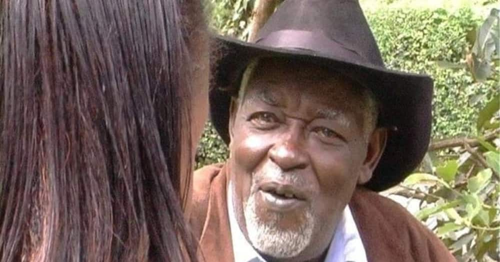 Actor Mzee Mathiokore has died. Photo: Rose Nyabhate.