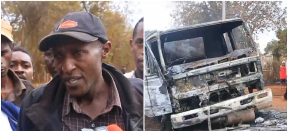 Brave driver who drove burning fuel tanker from market gifted KSh 10k