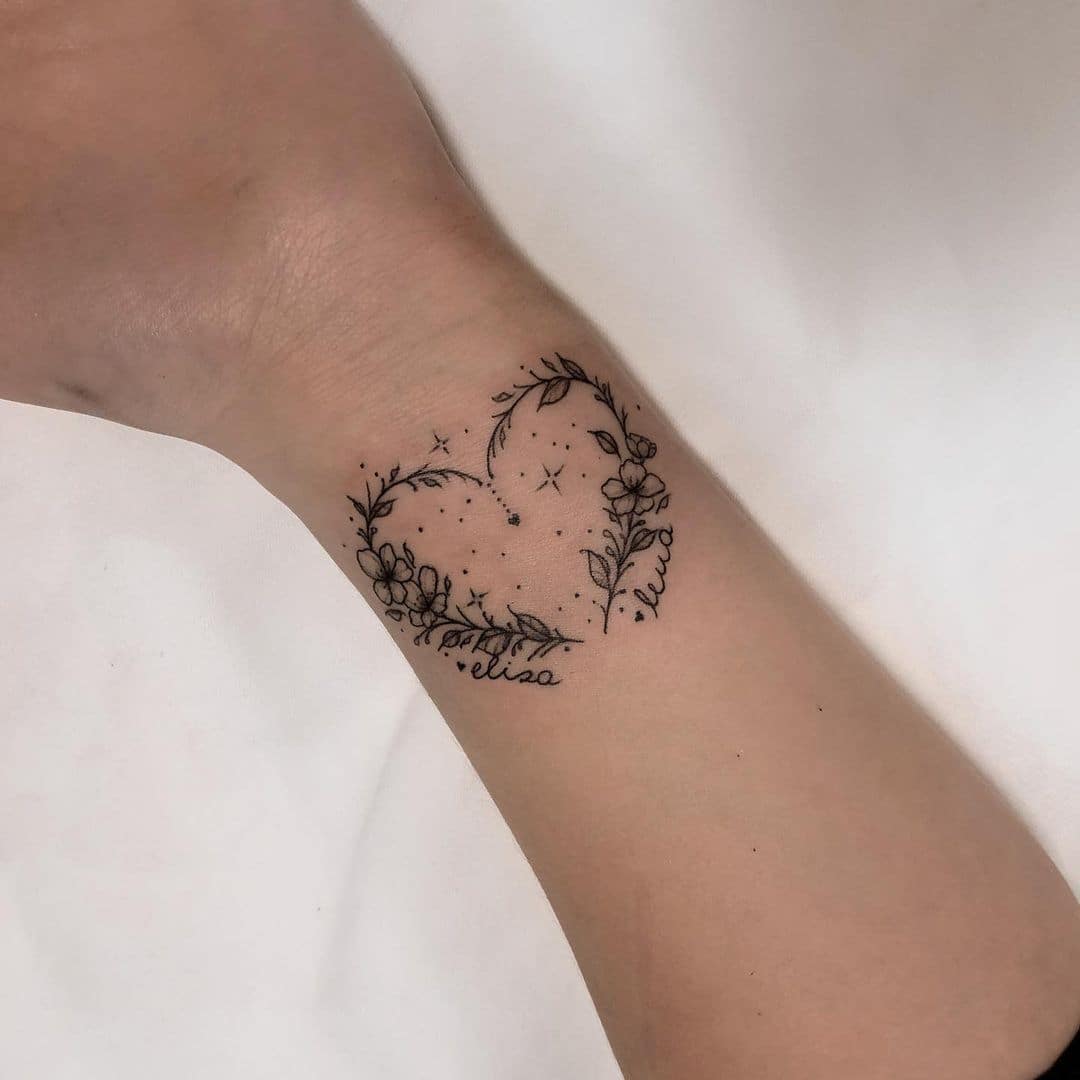 Pair of Tribal Hearts Temporary Tattoo – Temporary Tattoos