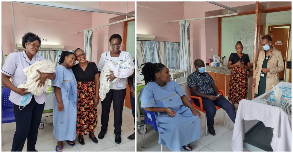 Damaclyn was at the Kenyatta Prime Care Centre’s maternity wing for the eight months.