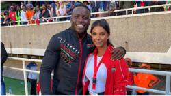 Fact Check: Trending Photo of Amina Mohammed's Daughter with Ferdinand Omanyala Was Taken at Kasarani