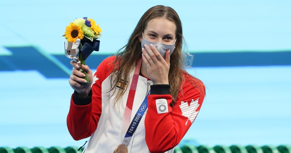 Penny Oleksiak for Canada.