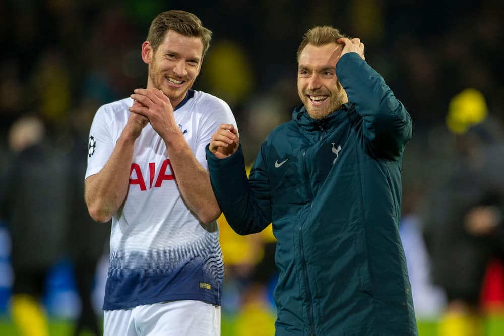 Christian Eriksen dismisses reports Spurs' teammate Vertonghen slept with his wife