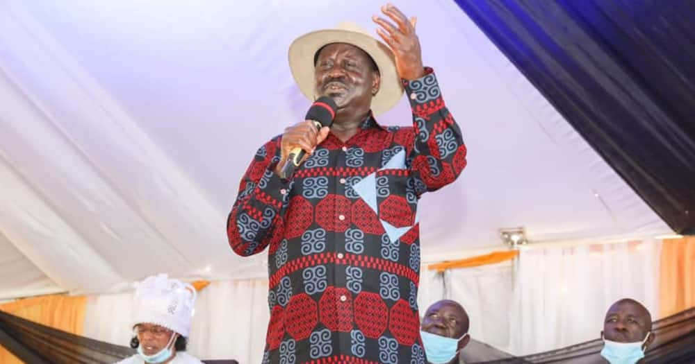 Raila Odinga Arrives at Serena Amid Running Mate Interviews, Tells Journalists to Leave Him Alone