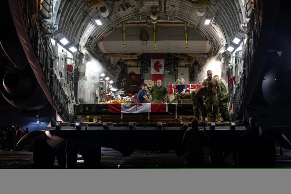 Canada sent a military plane loaded with excavation equipment and other technology to help the rescue effort