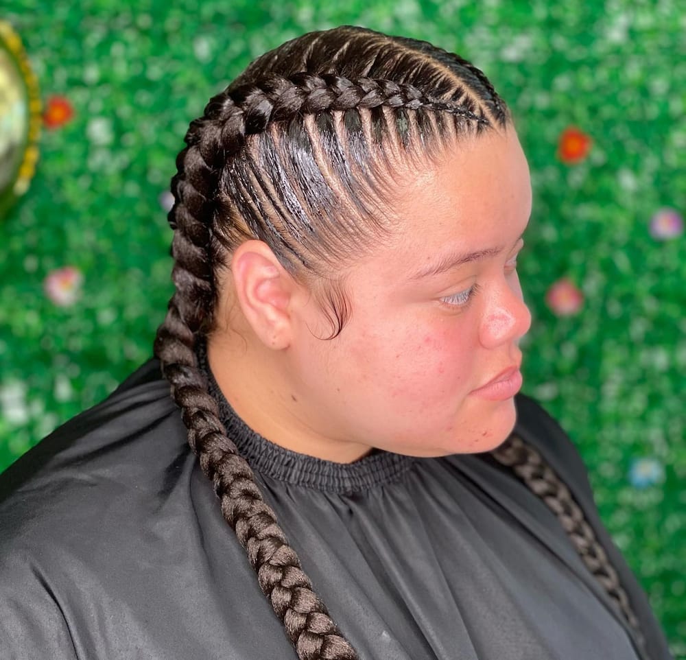 20 2 feed-in braids with designs that are so stylish in 2022 