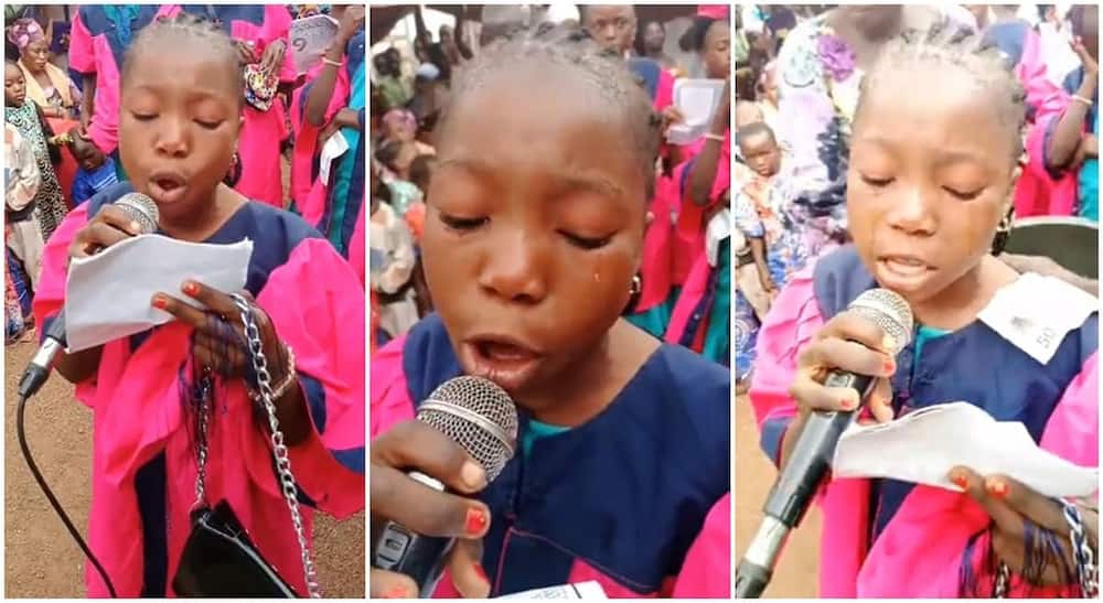 Bashiru Wasilat, aNigerian girl cries so painfully in Oyo state as her parents fail to attend her graduation party.