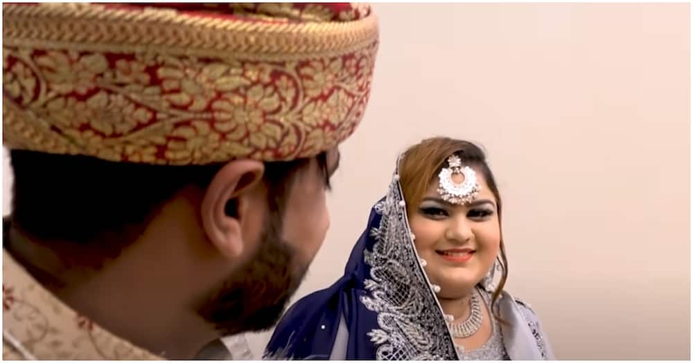 Pakistani woman with husband