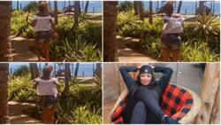 Lilian Muli Does Cheeky Dance in Booty Shorts as She Celebrates Start of 2023 at Beach