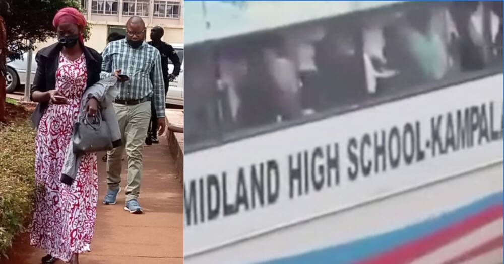 Lubiri High School hired the bus from Midland High School in Kawempe..