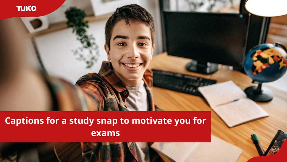 captions for a study snap