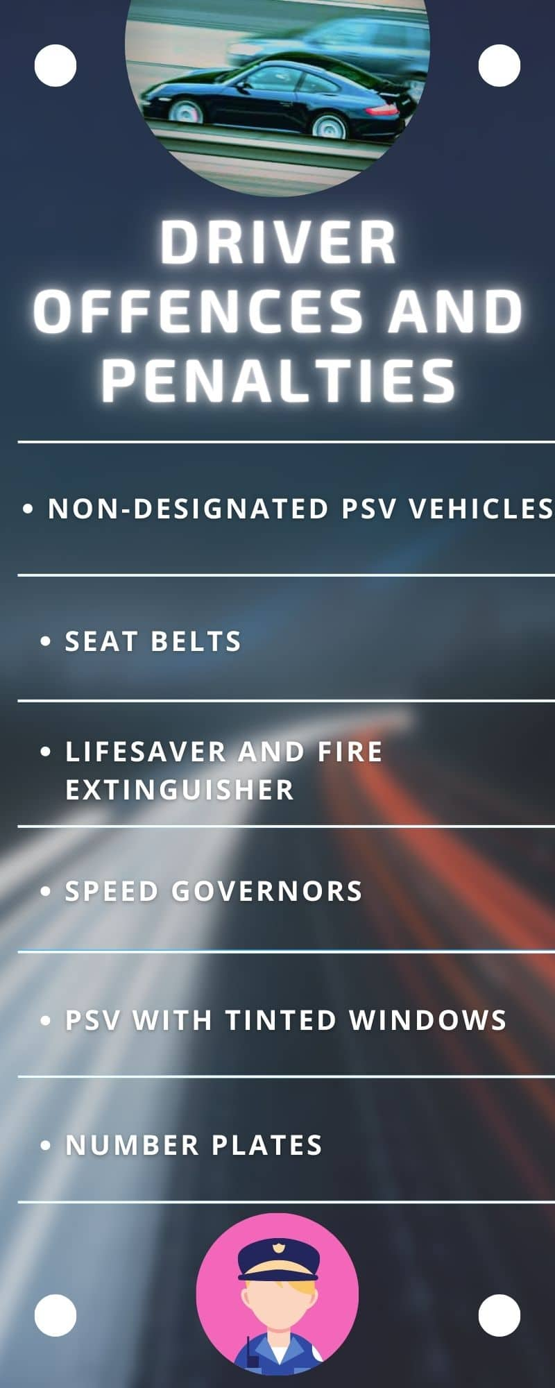 Kenya traffic offences and penalties guide