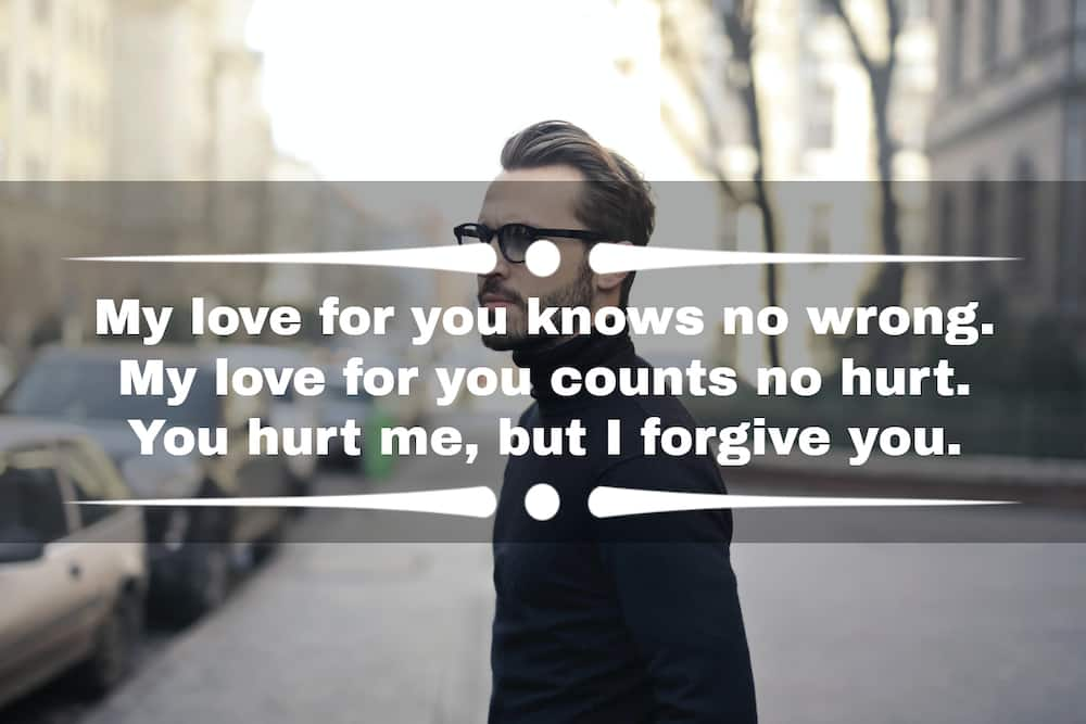 forgive me my love