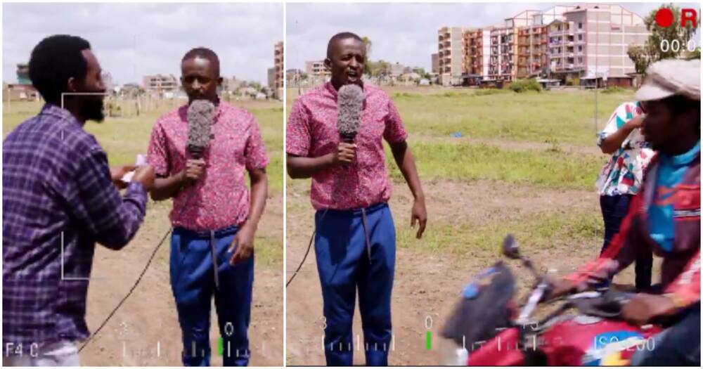Njugush Tickles Kenyans with Funny Mimic of TV Reporter Being Interrupted by Onlookers