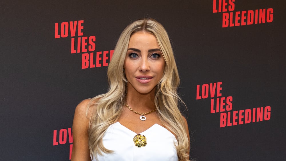 Olivia Harlan Dekker attends the screening of "Love Lies Bleeding" at Picturehouse Central in London, England