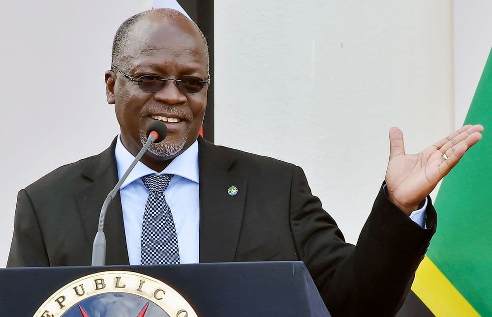 Magufuli wows congregation after collecting offering during installation Mass