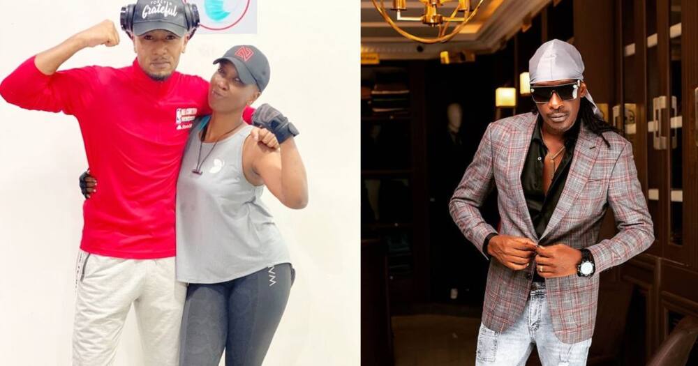 Wahu bumps into DJ Mo at the gym, ask him to convince hubby Nameless to start working out.