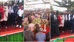 Video of MP Peter Munene, Wife Crying during Young Daughter's Burial Moves Kenyans