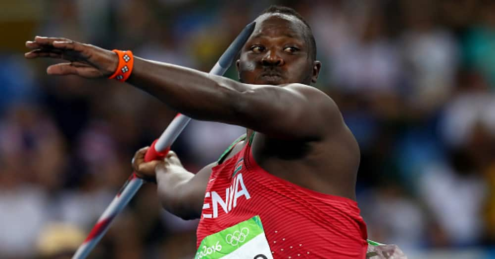 Julius Yego takes a throw during the 2016 Rio Olympics. Photo: Getty Images.