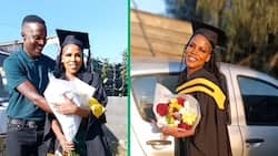 Taxi Driver Boyfriend Surprises His Girlfriend with Flowers on Graduation Day in Video, Netizens in Awe
