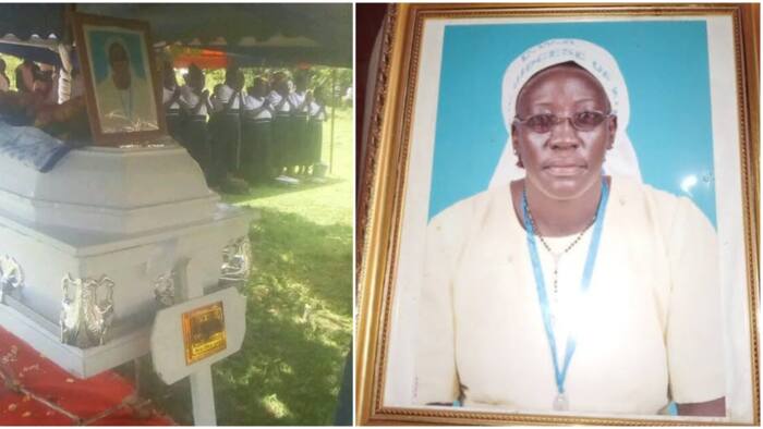 Trans Nzoia Village in Tears as Woman Allegedly Killed by Her Son Is Buried