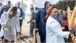 Rigathi Gachagua's Pastor Wife Dorcas Steps out With Towering, Female Bodyguard