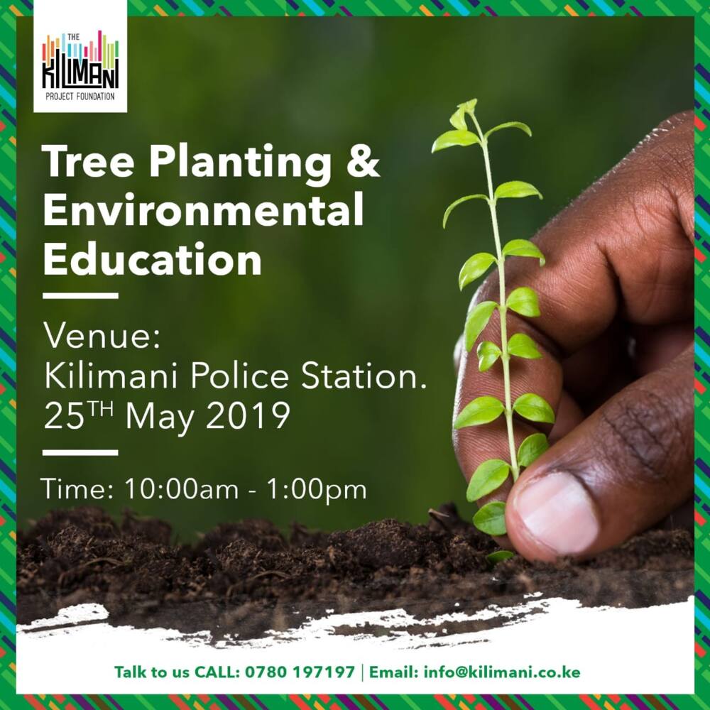 INVITATION TO TREE PLANTING EXERCISE ON 25TH MAY 2019 AT KILIMANI POLICE STATION