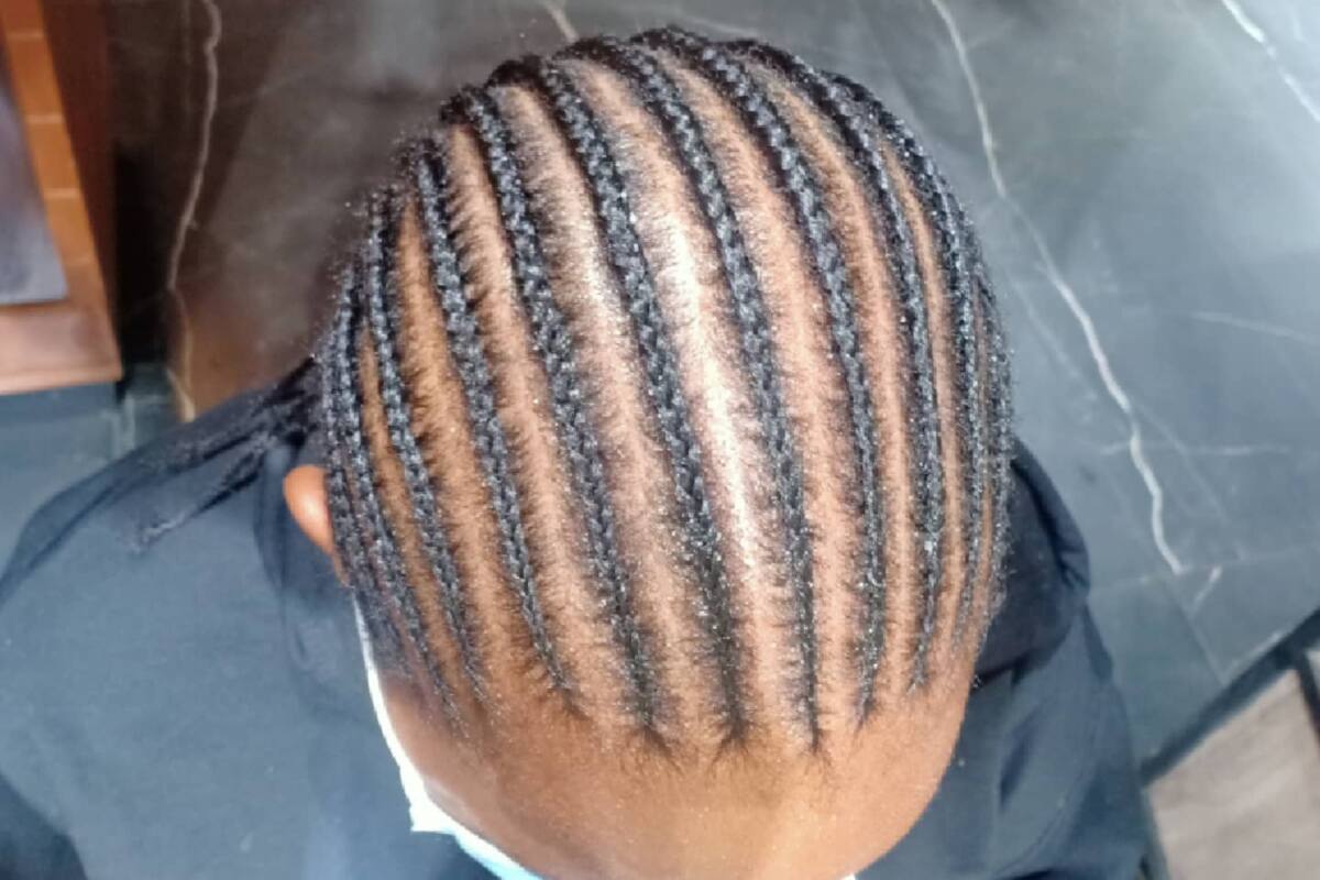 Hairstyle | Cornrows natural hair, Quick braided hairstyles, Cornrows  braids for black women