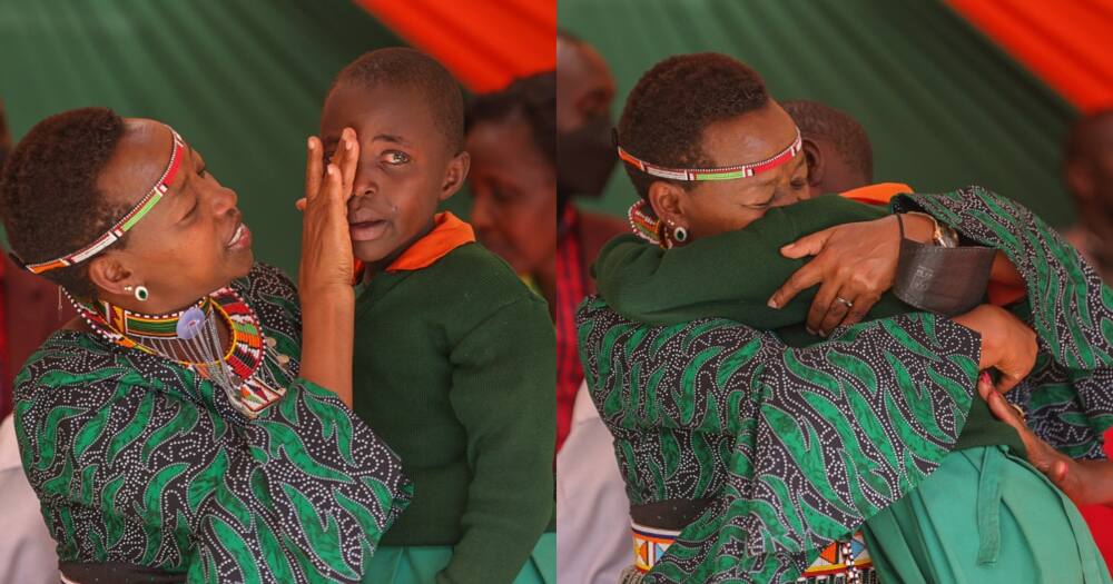 Sweet Pictures of Rachel Ruto Calming, Hugging a Crying Boy Warms Kenyans' Hearts