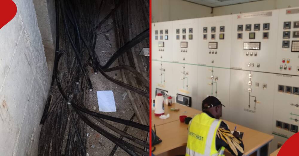 Collage of KETRACO offices that were vandalised in Kisii county