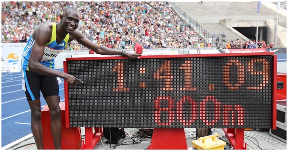 David Rudisha's wife said he was surprised by the decision to vie.