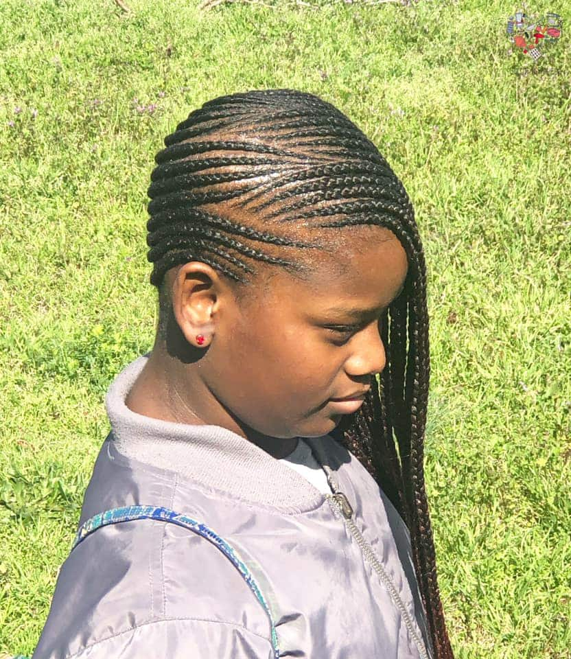 Lemonade braids for kids